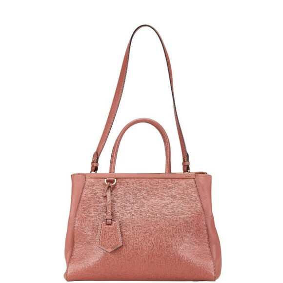 FENDI Pink Leather Shoulder Bag - Picture 1 of 13